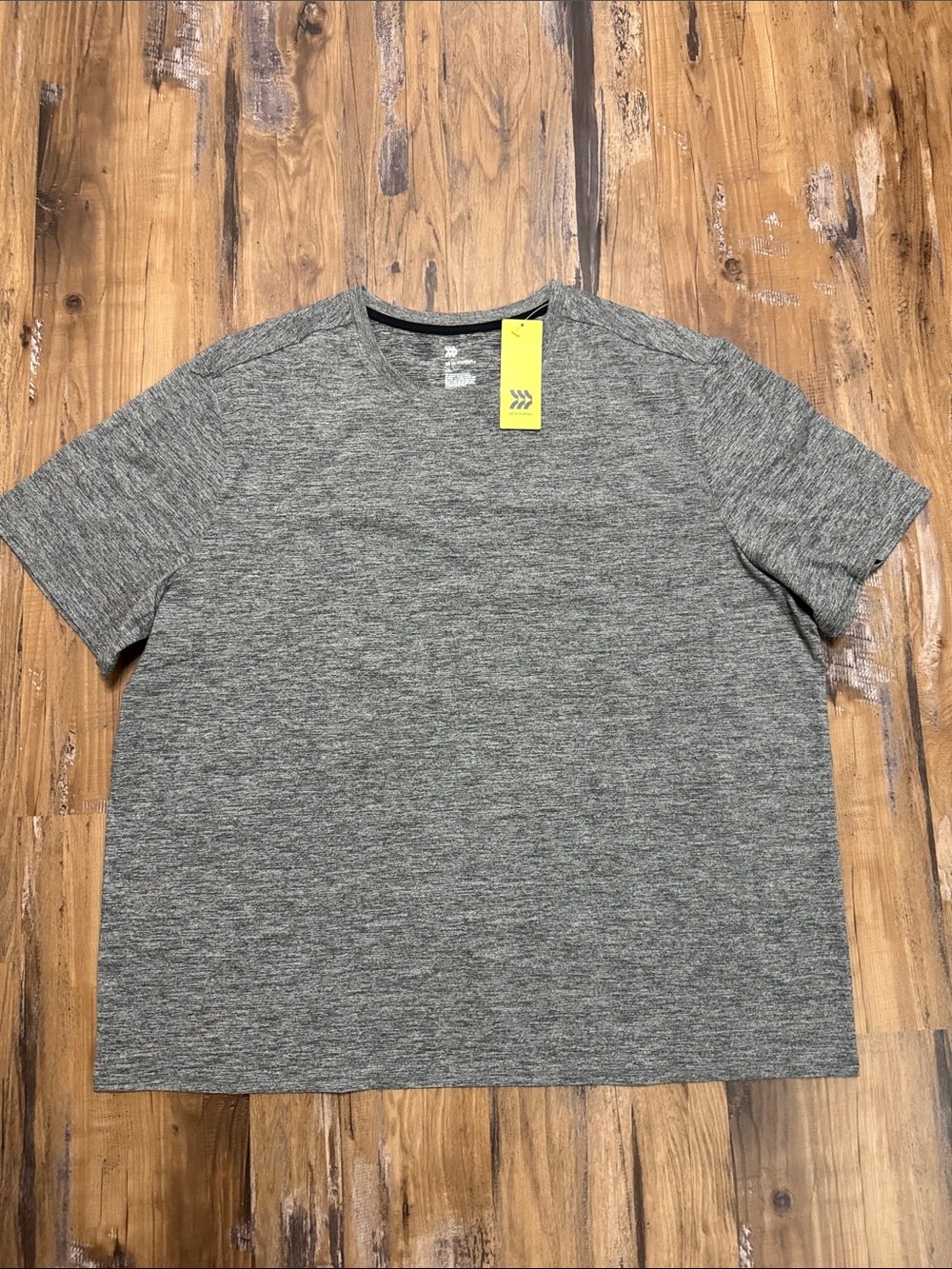 Men's Gray Performance Crew Neck Shirt
